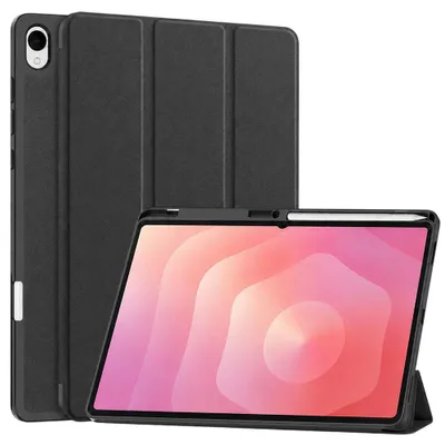 Obrázok produktu pre Techsuit - Flex, trojité puzdro s držiakom na pero pre Samsung Galaxy Tab S12 Plus - čierna farba