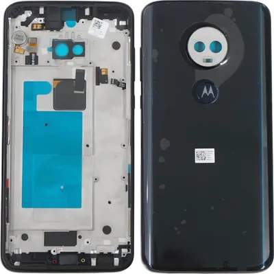 Produktbild von Original Motorola Moto G7 Plus XT1965-3 Backcover Akkudeckel Kameraglas Schwarz