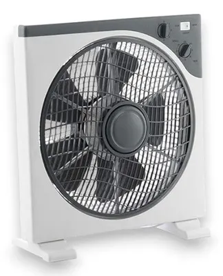 Image de Ventilateur de salle à pales en résine, 3 vitesses et minuterie réglable, pour la maison, diamètre 30 cm