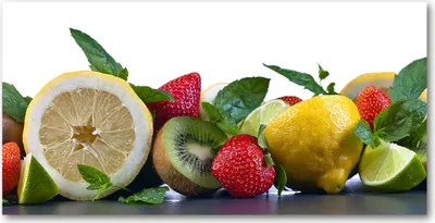 Immagine prodotto di Tulup® Glas-Bild - 100x50 - Opera d'arte da parete - Pannello decorativo realizzato con vetro temperato di sicurezza - Ideale per ambienti come cucine eda pranzo - Motivi: frutta, verdura - Multicolore