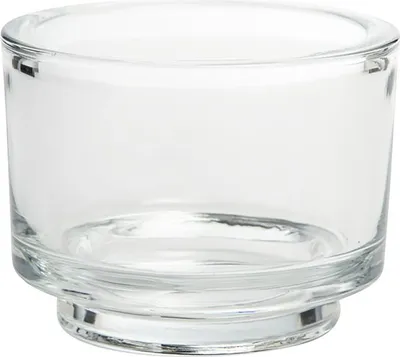 Produktbild von SANDRA RICH, GLAS- TEELICHT "CLASSIC" Windlicht 9cm. Klar / NATUR