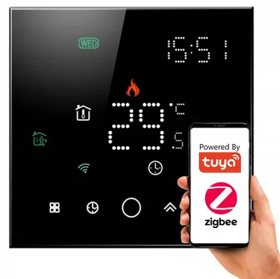 Produktbild von TUYA TRZ054 Intelligenter Thermostat 16A ZigBee Schwarz