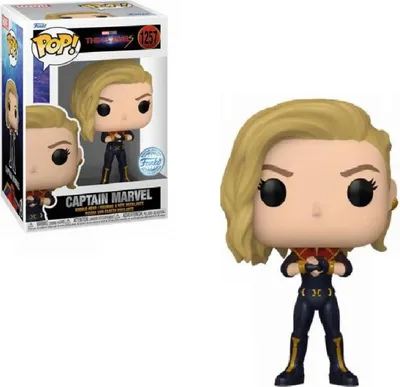 Produktbild von Funko Pop! Marvel: The Marvels (2023) - Captain Marvel #1257 Exclusive
