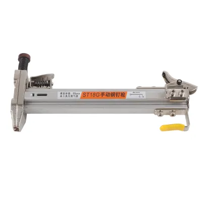 Immagine prodotto di Chiodatrice manuale, chiodatrice manuale per la lavorazione del legno, pistola sparachiodi manuale, pistola sparachiodi manuale in acciaio, strumento di chiodatura per la lavorazione del legno, strumento di chiodatura per mobili, strumento di chiodatura per pavimentazioni