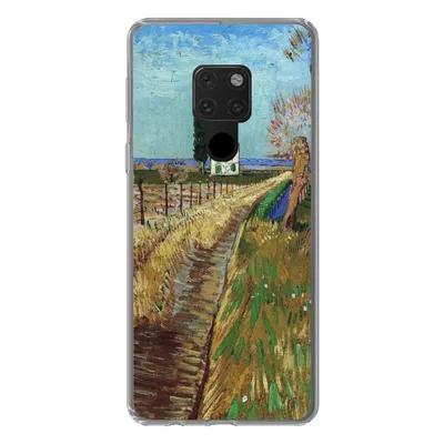 Produktbild von MuchoWow® Handyhülle Schutzhülle Hülle für Huawei P40 Lite Weg durch ein Weidenfeld - Vincent van Gogh Silikon Softcase Handy Hülle - Handy
