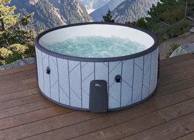 Produktbild von MSpa Whirlpool Verto TIDAL Eco 2026 inkl. WiFi / UVC / 3 Hydromassagedüsen / 138 Luftdüsen - 173 cm XL / Outdoor Indoor Pool - Ganzjährig