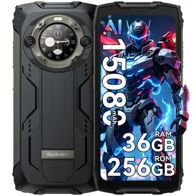 Obrázek produktu pro Blackview BV9300 Pro 6,7", 36 GB + 256 GB, 120 Hz, 15 080 mAh, 64MP fotoaparát, 33W rychlé nabíjení, s baterkou o svítivosti 100 lm, duální displej, IP68/IP69K + MIL-STD-810H, NFC, OTG
