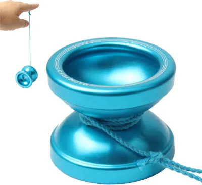 Imagen del producto de Rodamiento de precisión activo T6, aleación, juguete tipo yoyo (azul)