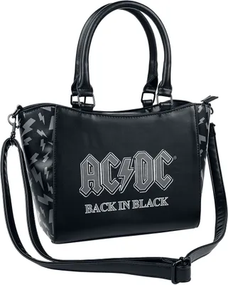 Produktbild von AC/DC Handtasche Damen Back in Black schwarz/grau Standard
