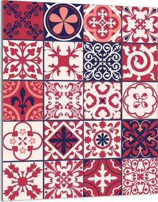 Image de Plaque de recouvrement pour cuisinière 40x52 Vitrocéramiquefeld Couverture anti-éclaboussures Plaque de verre Déco Planche à découper, Mosaïque rouge