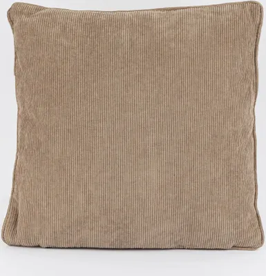 Produktbild von Deko Kissen aus Cord mit Kederumrandung einfarbig taupe 45x45cm