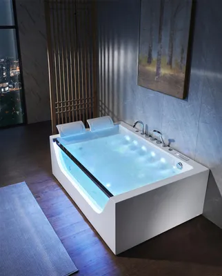 Image de Baignoire d'intérieur Whirlpool Hydrothérapie Baignoire Bien-être