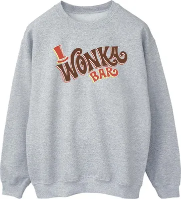 Produktbild von Willy Wonka - "Bar Logo" Sweatshirt für Herren BI50560 (M) (Grau)