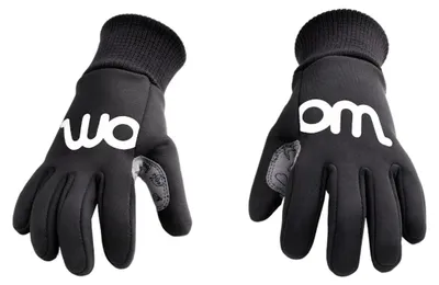 Produktbild von WOOM Warm Tens Kinder Fahrrad Handschuhe schwarz 5