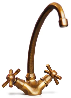 Immagine prodotto di Rubinetto per Lavello da Giardino a Collo d’Oca in Ottone Bronzato