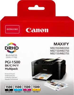 Produktbild von Canon PGI-1500 BK/C/M/Y Multipack - 4er-Pack