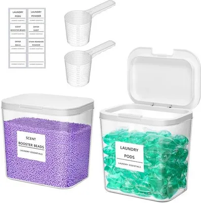Immagine prodotto di Organizer per vaschette d'acqua con chiusura ermetica - 2 pezzi da 2700 ml