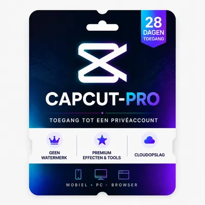 Productafbeelding van CapCut Pro – 28 dagen | Toegang tot privéaccount | Levering per e-mail, AI-gegenereerde afbeelding