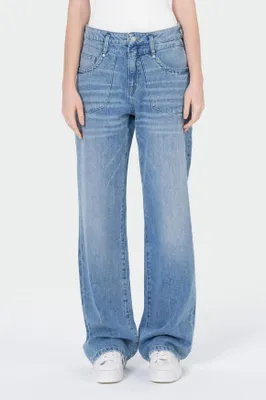 Produktbild von MOD JEANS NINI WIDE LEG fancy blue SP26-NINI.10027 W32 L31