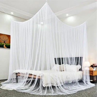 Zdjęcie produktu dla Moskitiera Famanu, 200 x 220 x 200 cm - Składana, o drobnej siatce, zapewniająca dodatkową ochronę