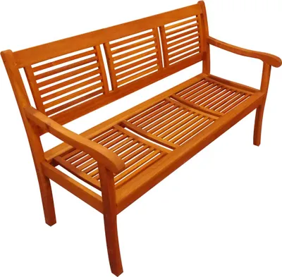 Produktbild von Gartenbank Akazie 150 cm 3-Sitzer Sitzbank CORUNA