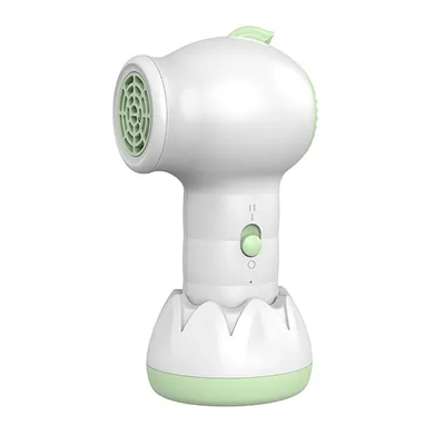 Produktbild von Kabelloser Haartrockner für Babys & Kinder, sanfter, leiser Luftstrom, Mini-Haartrockner, wiederaufladbar, tragbar, ideal für den Alltag