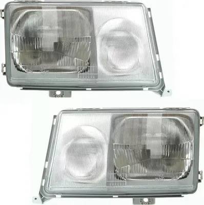 Produktbild von Scheinwerfer Halogen Streuscheibe LINKS + RECHTS für Mercedes W124 S124