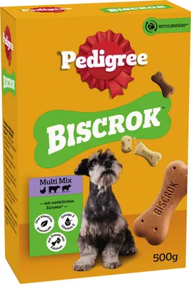 Image de Pedigree Snack Biscrok Original 500gx6