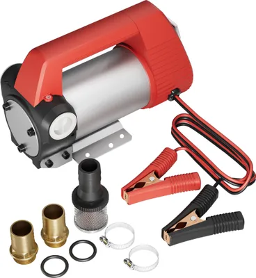 Zdjęcie produktu dla Wiltecpompa do oleju napędowego 12 V, 160 W, 40 l/min, samozasysająca pompa do oleju opałowego, pompa ssąca do oleju napędowego, biodiesla, oleju opałowego, przenośna mobilna pompa transferowa