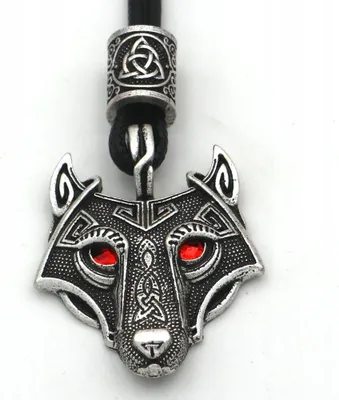 Immagine prodotto di Collana vichinga RUNY Valknut Aegishjalmur 130