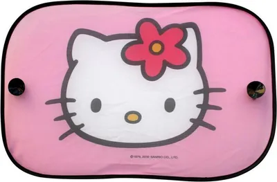 Produktbild von Hello Kitty Rosa Auto Sonnenschutz Sonnenblende 100x50cm Heckscheiben Blende Neu
