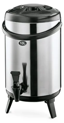 Image de Thermos alimentaire, Boîte repas isotherme, Distributeur de boissons chaude avec robinet - 10L