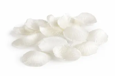 Produktbild von 200 Rosenblütenblätter Streudeko – künstliche Rosenblätter ca. 4 cm – Tischdeko Hochzeit, Feier, Valentinstag creme