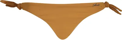 Produktbild von Elegante Braune Damen Bikinihose mit Schnürung & Applikation