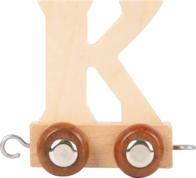 Image de Train de lettres en bois K