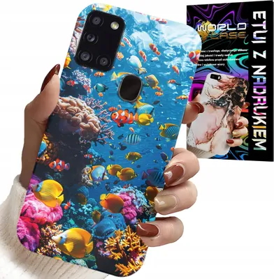 Produktbild von Etui Für Samsung Galaxy A21S - Farbige Fischwelt