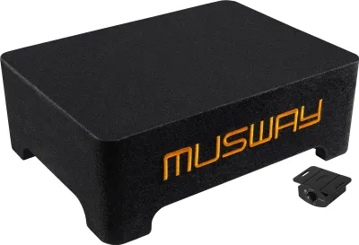Image de MUSWAY MF108A : Subwoofer actif, 20 cm (conception compacte)