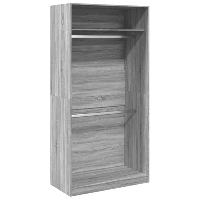 Obrázek produktu pro vidaXL Šatní skříň Grey Sonoma 100x50x200 cm výrobek ze dřeva