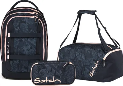 Produktbild von Satch Pack Midnight Jungle Schulrucksack Set 3tlg.