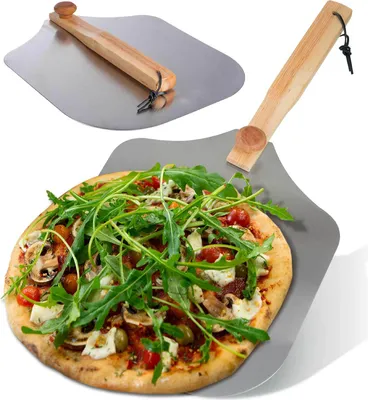 Obrázok produktu pre Profesionálna lopata na pizzu – otočná rukoväť