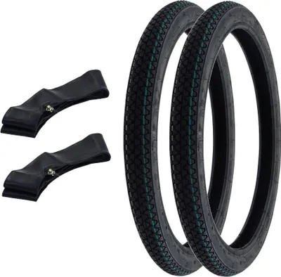 Immagine prodotto di Set pneumatici 2x Vee Rubber 2.00-17 pollici 2.00x17 tubo Piaggio Vespa Ciao