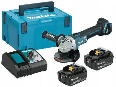 Zdjęcie produktu dla Makita DGA517RTJ Szlifierka Akumulatorowa 500W 18V
