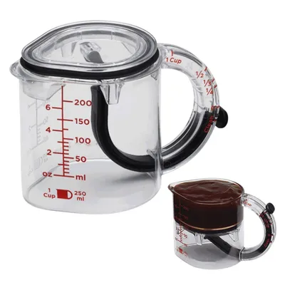 Produktbild von Multifunktionaler Verstellbarer Messbecher 200ml für Küche