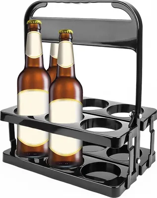 Produktbild von Kunststoff-Bier- und Weinfass für 6 Flaschen mit Griff