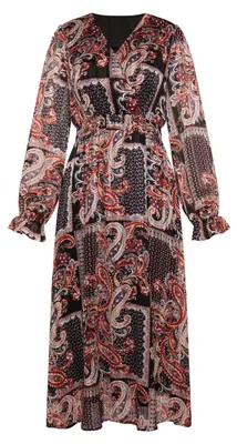Produktbild von ALBEE damen kleid - schwarz mehrfarbig, L
