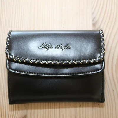 Portemonnaie Geldbörse Brieftasche Schwarz G2010S
