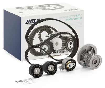 Produktbild von DOLZ KD068 Zahnriemensatz + Wasserpumpe für OPEL Astra F CC (T92) Omega B Limousine (V94) VECTRA B (36) Calibra A (C89) Omega B Caravan (V94)
