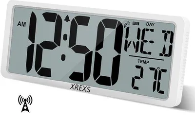 Produktbild von Große digitale Wanduhr, 13,46 Zoll LCD HD, Automatik, Alarm, Timer, 358x149x36mm