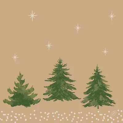 Zdjęcie produktu dla Duni Organic Dunisoft serwetki Humble trees 40 x 40 cm 60 szt