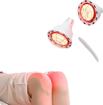 Produktbild von Infrarot-Wärmelampe, 220V, 275W, 360° drehbar, einstellbarer Timer, Ferninfrarot-Lichtquelle